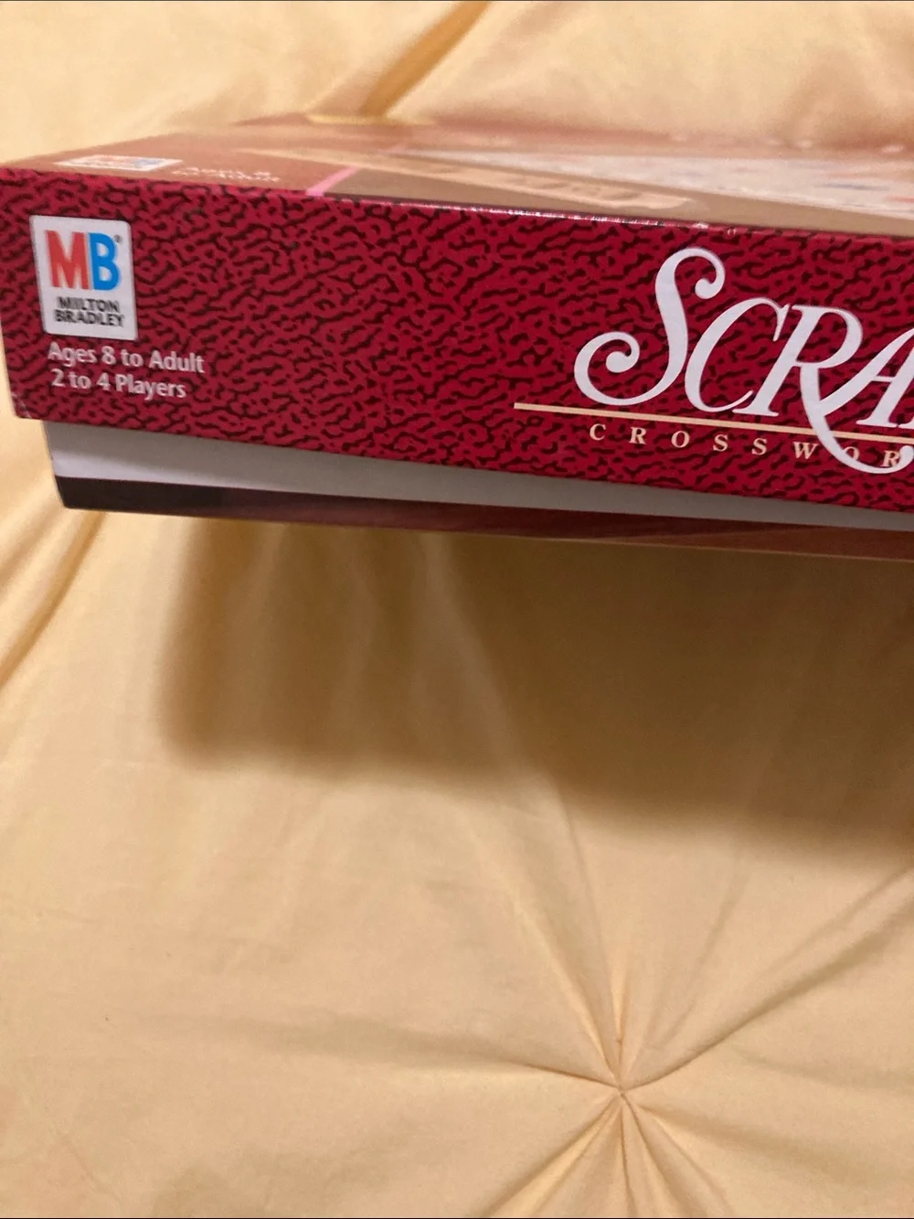 Scrabble Crossword Game - Scrabble Brand Red Box with Tan Tiles